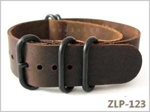 [ZLP-123] Tali Jam Zulu Leather Premium 5-Ring Black PVD