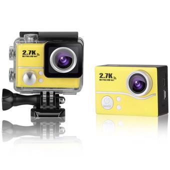 2.0 Inch LCD 2.7K 30FPS Ultra-HD 1080P 60FPS 14MP Wifi Cam Action Camera Support for HDMI AV-Out FPV 170° Wide-Angle Lens (Intl)  