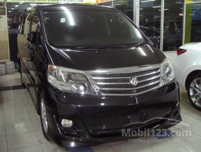 2007 Toyota Alphard 2.4 V ASG 3 Camera Audio TV Orisinil Jepang