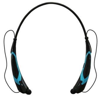 2015 HBS-760 Sport Bluetooth Headset for LG Tones iphone Samsung HBS760 Wireless Headphones Earpod Sports Earphone(Black & Blue) (Intl)  