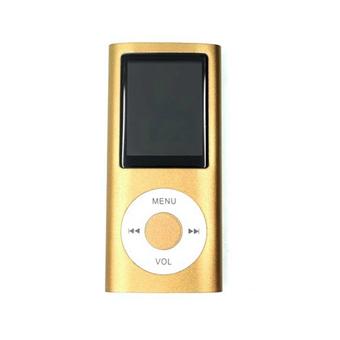 2GB Multiple Color Mp4/Mp3 Player with FM Recorder (Gold)  