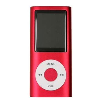 2GB Multiple Color Mp4/Mp3 Player with FM Recorder (Red)  