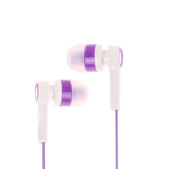 3.5mm Flat Wired Cable In-Ear Earphone (Purple) (Intl)  