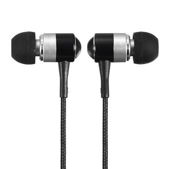 3.5mm Headphones Earbud Earphone Headset For iPhone 6 Galaxy s5 Note 4 MP4 MP3 Silver (Intl)  