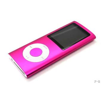 4GB Multiple Color Mp4 Mp3 Player FM Recorder (Pink)  