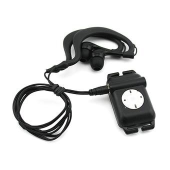 4GB Waterproof MP3 Player with Waterproof Earphones (Black) (Intl)  