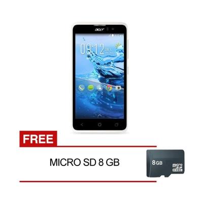 ACER Liquid Z520 White Smartphone [8 GB] + MicroSD [8 GB]