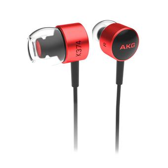 AKG K374 High performance Stereo In-Ear 3.5mm Aluminium Music Headphone (Red)  