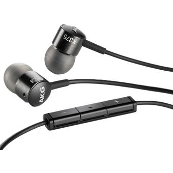 AKG K375 Aluminium Cast Stereo In-Ear Headphone (Black)  