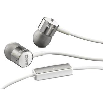 AKG K375 Aluminium Cast Stereo In-Ear Headphone (White)  