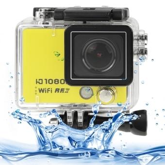 AT300 Full HD 1080P 2.0 inch LCD Screen WiFi Edition Sports Camera with 2.4GHz Remote Cotrol, 160 Degree Wide Angle View Lens, Waterproof Lever: IP65(Yellow) (Intl)  