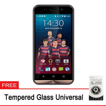 Advan Vandroid I45 4G LTE - 8GB - Gold + Gratis Tempered Glass  