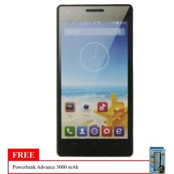 Advan Vandroid S50C - 8GB - Putih + Free Powerbank Advance  