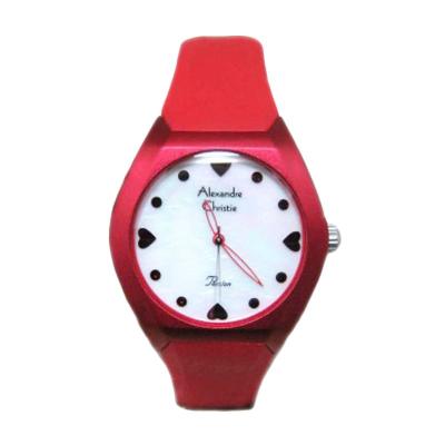 Alexandre Christie 2386 LHRRESL Red Jam Tangan Wanita