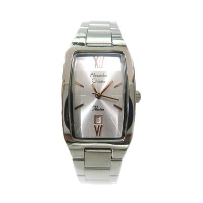 Alexandre Christie 2455 LDBSSSLRG Silver Jam Tangan Wanita