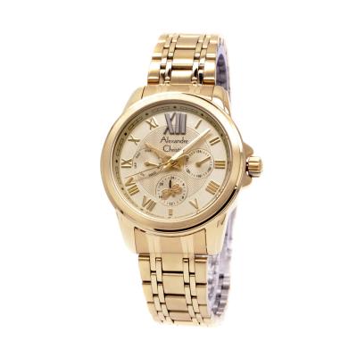 Alexandre Christie 2494 Jam Tangan Wanita - Gold