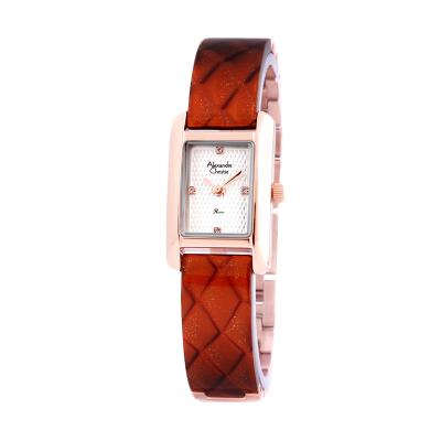 Alexandre Christie 2513LH Coklat Rosegold Jam Tangan Wanita