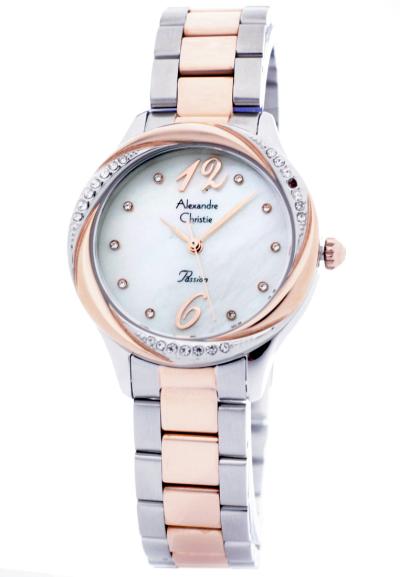 Alexandre Christie 2524 Jam Tangan Wanita - Putih Rosegold