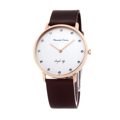 Alexandre Christie 8471 Jam Tangan wanita- Putih Rose Gold