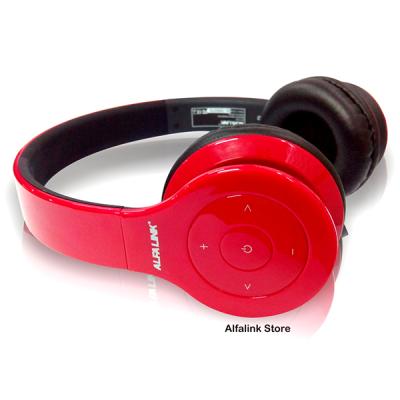 Alfalink BTH-330 Red Bluetooth Stereo Headset