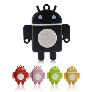 Android Robot MP3 Player TF card with Small Clip