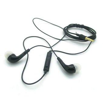 Andromax Stereo 3.5mm In Headset Earbud For iPhone Smart Phone - Hitam  