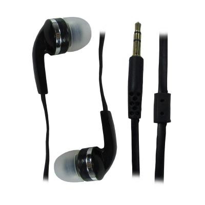 Andromax Stereo 3.5mm In Headset Earbud For iPhone Smart Phone - Hitam