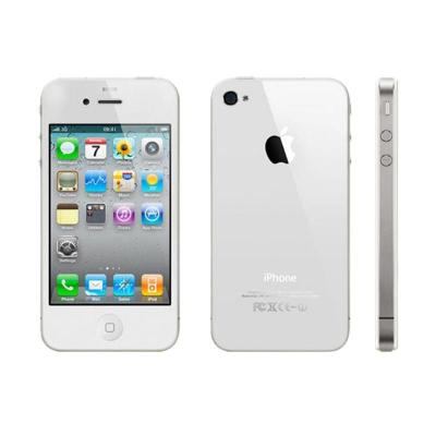 Apple iPhone 4 32 GB White Smartphone [Refurbish]+ Tempered Glass