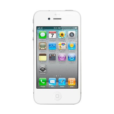 Apple iPhone 4 Putih Smartphone [16 GB/Refurbish]