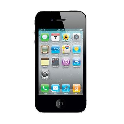 Apple iPhone 4S Hitam 16 GB Smartphone [Refurbish]