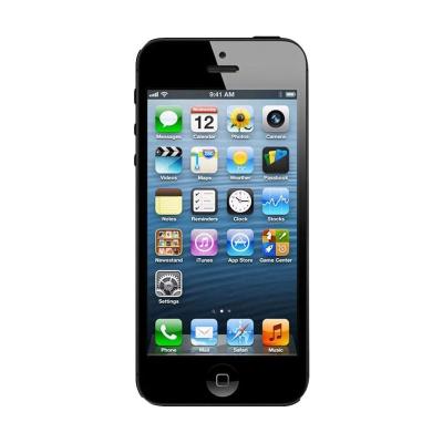 Apple iPhone 5 32 GB Hitam Smartphone [Refurbish]