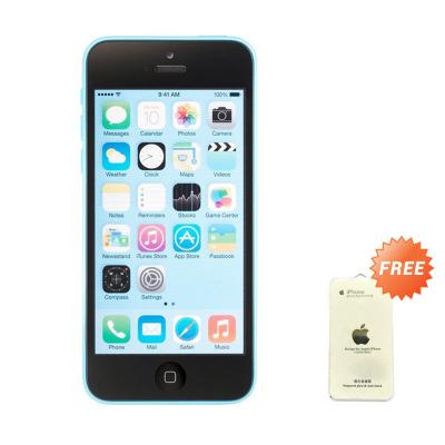 Apple iPhone 5C 16 GB Blue Smartphone [Refurbish] + Tempered Glass