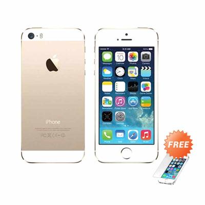 Apple iPhone 5S 16 GB Gold (Refurbish) Smartphone + Tempered Glass