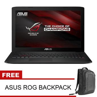 Asus G551VW-FI157T - 15.6" - Intel i7-6700HQ - 8GB RAM - Hitam + Gratis Backpack  