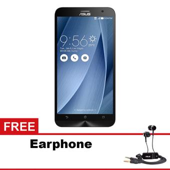 Asus Zenfone 2 ZE550 - 16GB - Hitam + Gratis Earphone  