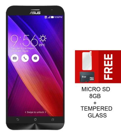 Asus Zenfone 2 ZE551 ML - 16 GB - Emas + Bonus MMC 8GB & T Glass