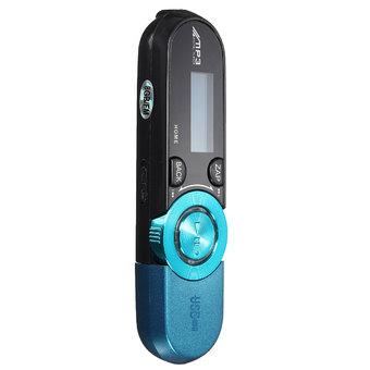 Audew Mini 8GB USB MP3 Music Player Blue (Intl)  