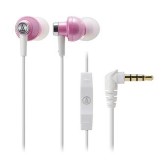 Audio-Technica ATH-CK400i/PK Earphones Headphones For iPhone ATHCK400i Pink  