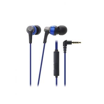 Audio-Technica CKR3iS In-Ear Headphones With Mic - Blue  