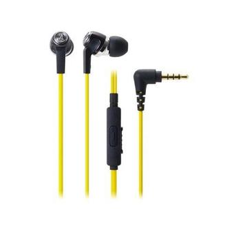 Audio-technica ATH-CK323iS/YL Earset Earphones For Smartphones ATHCK323iS Yellow  