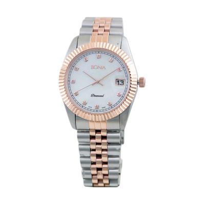 BONIA BN10081-5657 Silver Rose Gold Jam Tangan Pria