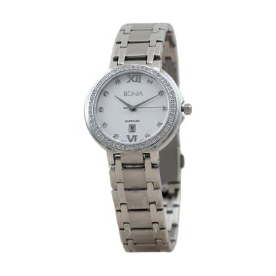 BONIA BN10091-2313S Silver Jam Tangan Wanita