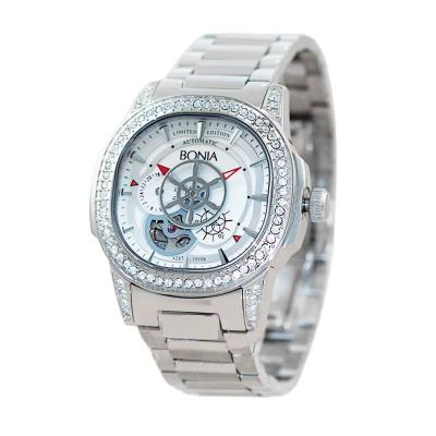 BONIA BN10108-1312LE Silver Jam Tangan Pria