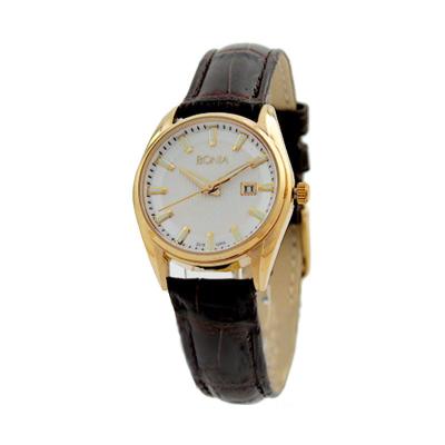 BONIA BN10111-2212 Brown Gold Jam Tangan Wanita