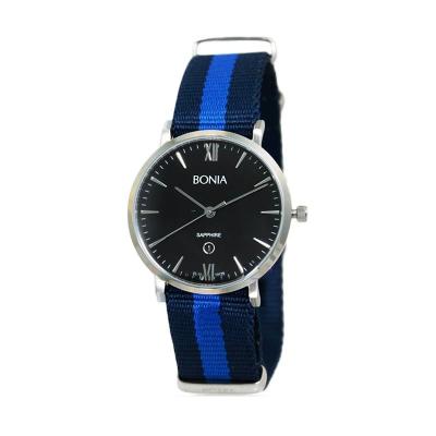 BONIA BN10125-2333 Hitam Biru Jam Tangan Wanita