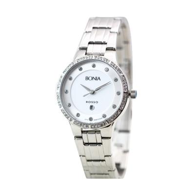 BONIA ROSSO B10062-2317S Silver Jam Tangan Wanita