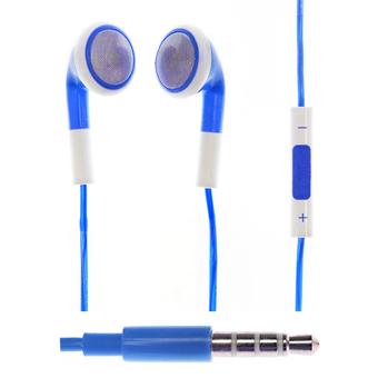 Best Earphones for iPhone Headset Earphone With Mic Headphone Earbuds (Blue)  