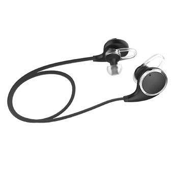 Bluetooth 4.1 QY8 for iPhone Sumsung HTC with Microphone (Black) (Intl)  