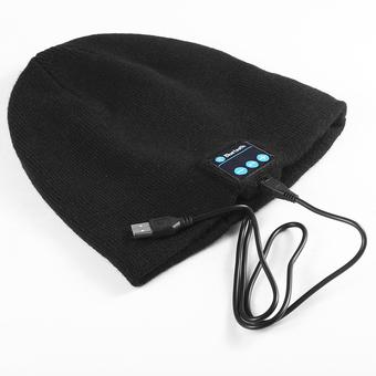 Bluetooth Music Hat Headset (Black) (Intl)  