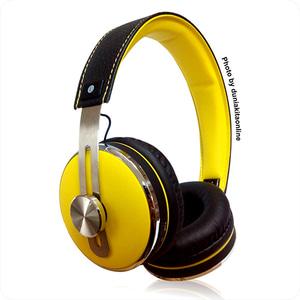 Bluetooth Stereo Headset Alfalink BTH-130 (Yellow)